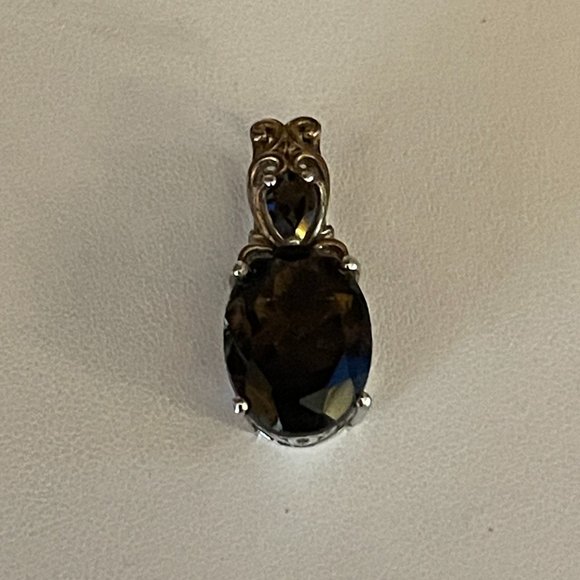 STS 925 Smokey Quartz Pendant - Picture 1 of 5